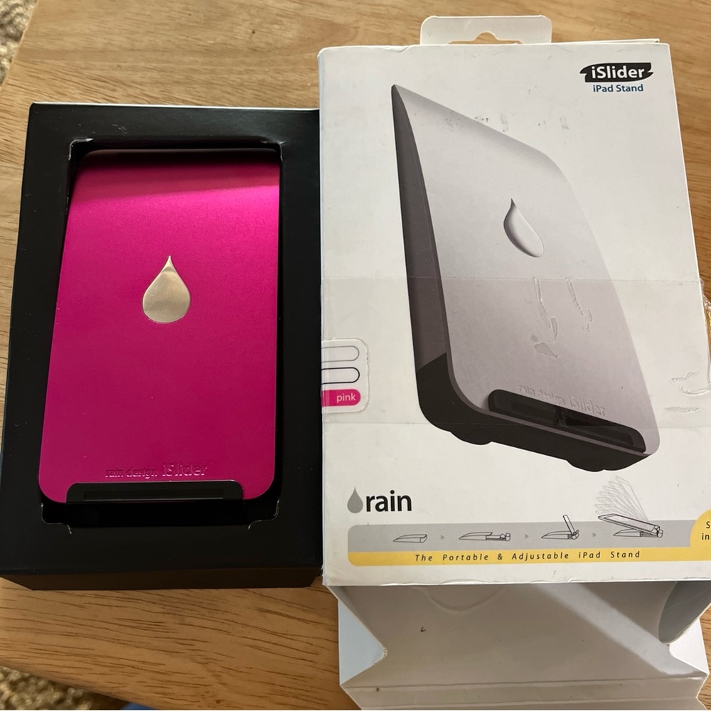 Rains Pink iSlider iPad Stand